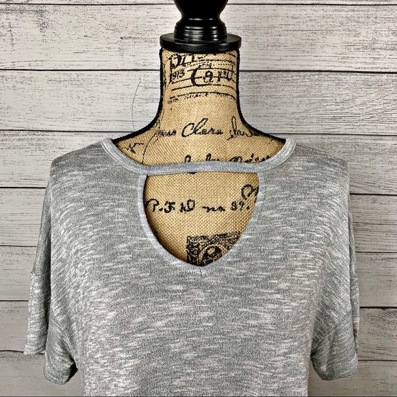 Juicy Couture | Cutout Shark-Bite Tee Shirt SZ S - Picture 4 of 8